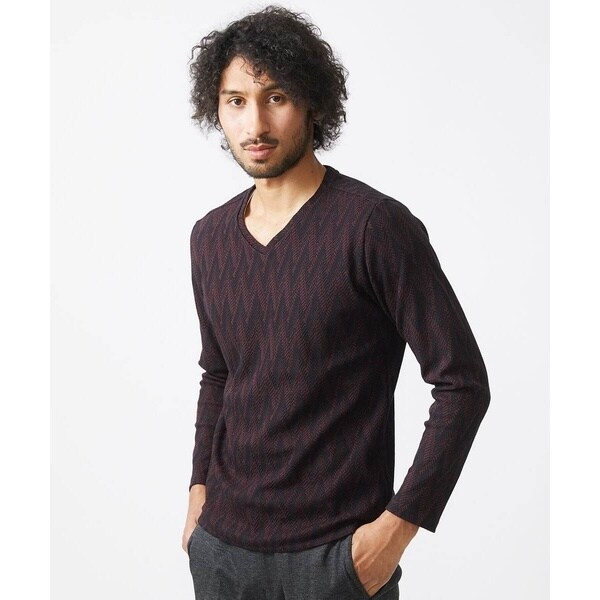 ミッシェルクランオム（MICHEL  HOMME）/《日本製》セミシルケット長袖カットソー