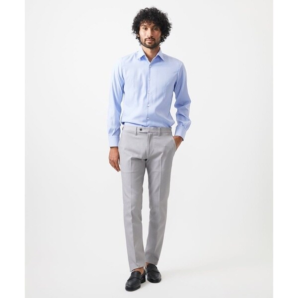 ミッシェルクランオム（MICHEL KLEIN HOMME）/プレビアへリンボンスラックスパンツ 撥水_14