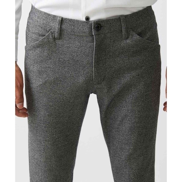 ミッシェルクランオム（MICHEL KLEIN HOMME）/ツイード調ストレッチ5ポケットパンツ セットアップ_6