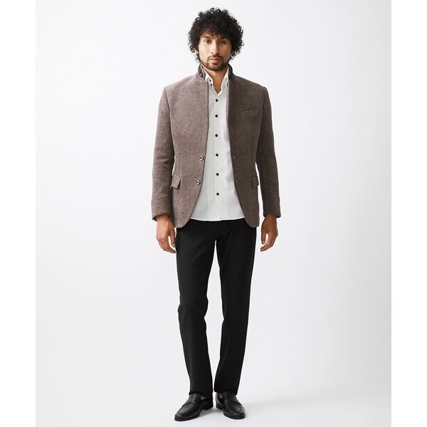 ミッシェルクランオム（MICHEL KLEIN HOMME）/ツイード調ストレッチ5ポケットパンツ セットアップ_12