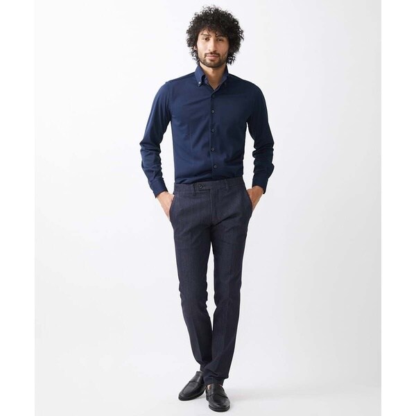 ミッシェルクランオム（MICHEL  HOMME）/《日本製》イージーケアーボタンダウン長袖シャツ