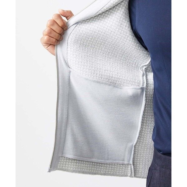 ミッシェルクランオム（MICHEL  HOMME）/《日本製》モールスタンドZIPカーディガン