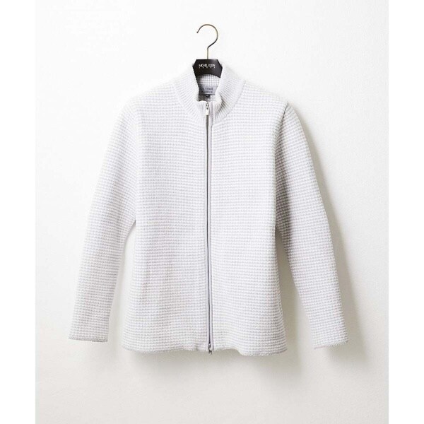 ミッシェルクランオム（MICHEL  HOMME）/《日本製》モールスタンドZIPカーディガン