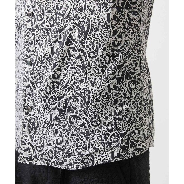 ミッシェルクランオム（MICHEL  HOMME）/《日本製》フラワー柄長袖シャツ