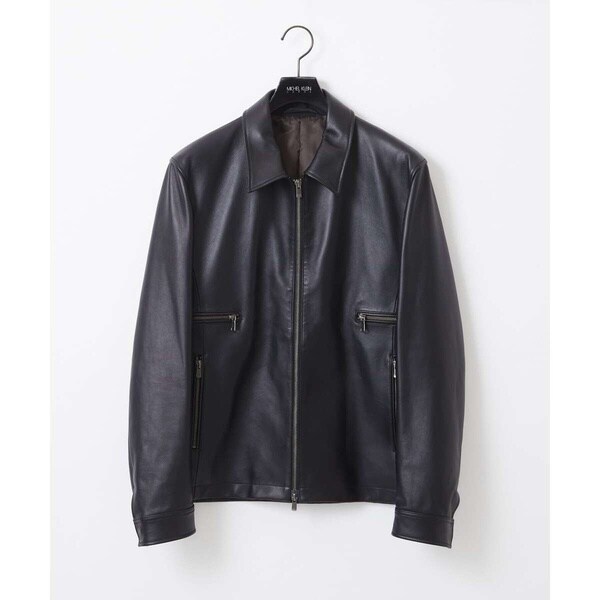 ミッシェルクランオム（MICHEL KLEIN HOMME）/ラムレザーブルゾン