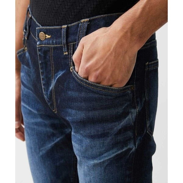 ミッシェルクランオム（MICHEL  HOMME）/《日本製》ブルーオーシャンデニムパンツ