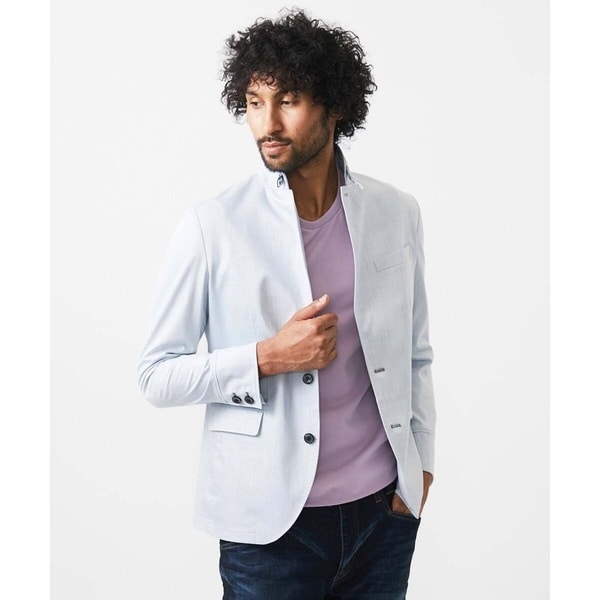 ミッシェルクランオム（MICHEL  HOMME）/デニム調コンバーチブルジャケット