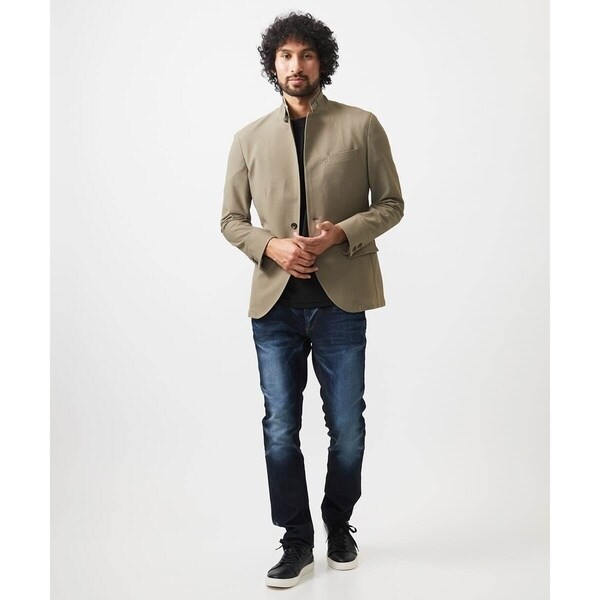 ミッシェルクランオム（MICHEL KLEIN HOMME）/【セットアップ】ストレッチコンバーチブルジャケット_3