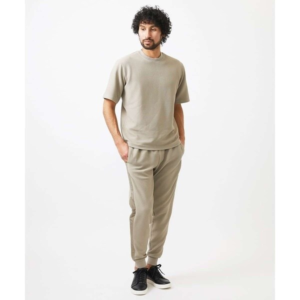 ミッシェルクランオム（MICHEL KLEIN HOMME）/【セットアップ】ダブルフェイスジョガーパンツ_4