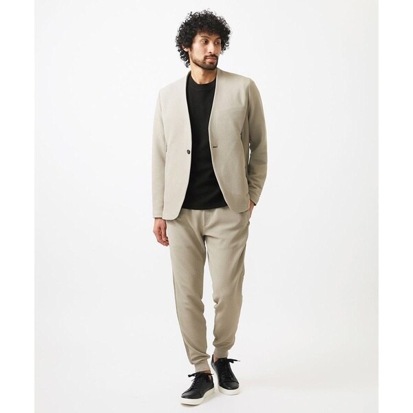 ミッシェルクランオム（MICHEL KLEIN HOMME）/【セットアップ】ダブルフェイスジョガーパンツ_5