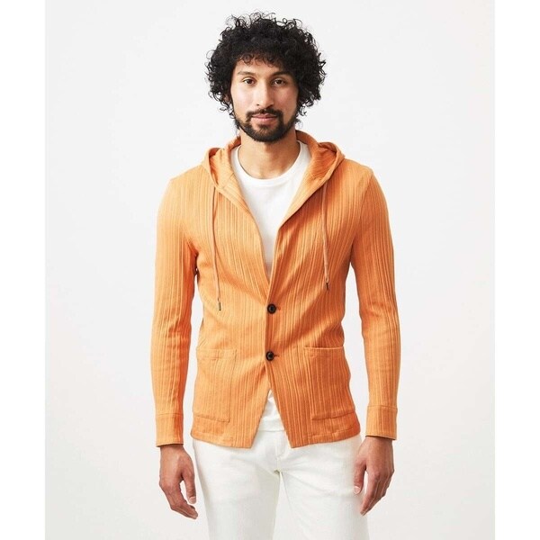 ミッシェルクランオム（MICHEL KLEIN HOMME）/プリーツフードジャケット_4