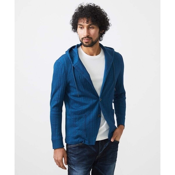 ミッシェルクランオム（MICHEL KLEIN HOMME）/プリーツフードジャケット_8