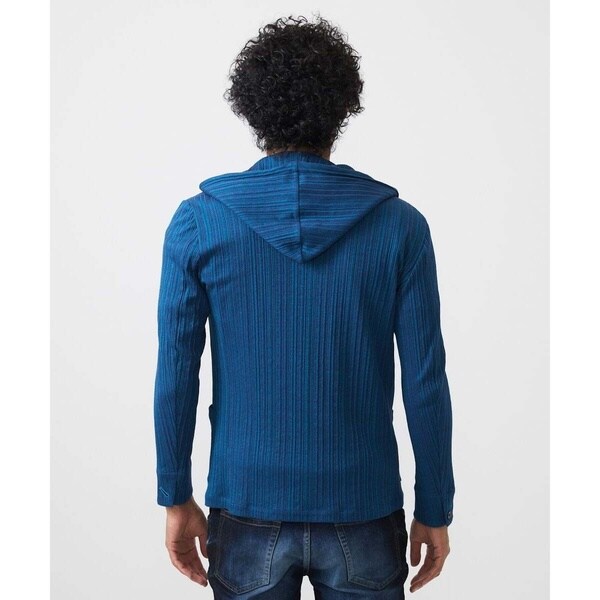 ミッシェルクランオム（MICHEL KLEIN HOMME）/プリーツフードジャケット_10