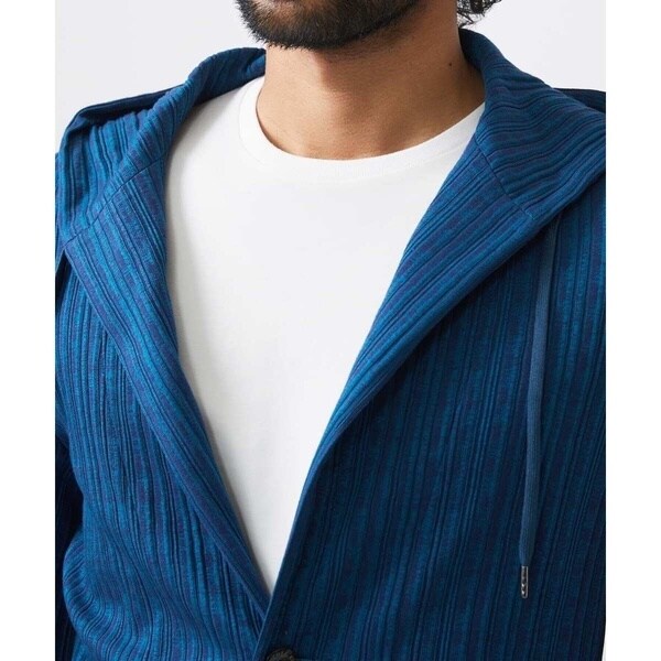 ミッシェルクランオム（MICHEL KLEIN HOMME）/プリーツフードジャケット_11