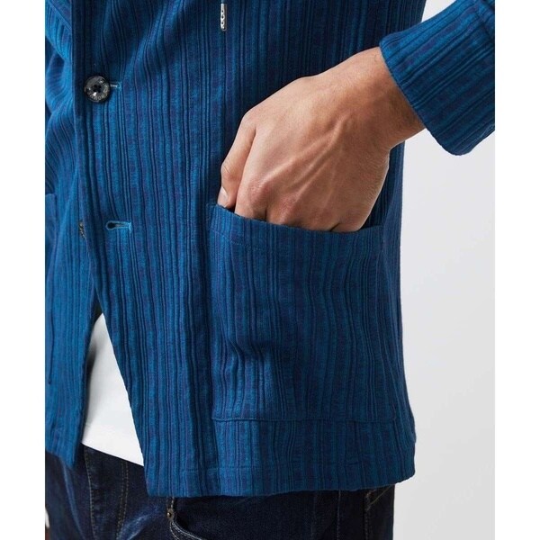 ミッシェルクランオム（MICHEL KLEIN HOMME）/プリーツフードジャケット_13