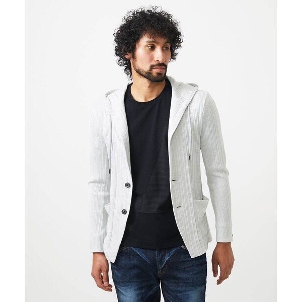 ミッシェルクランオム（MICHEL KLEIN HOMME）/プリーツフードジャケット_17