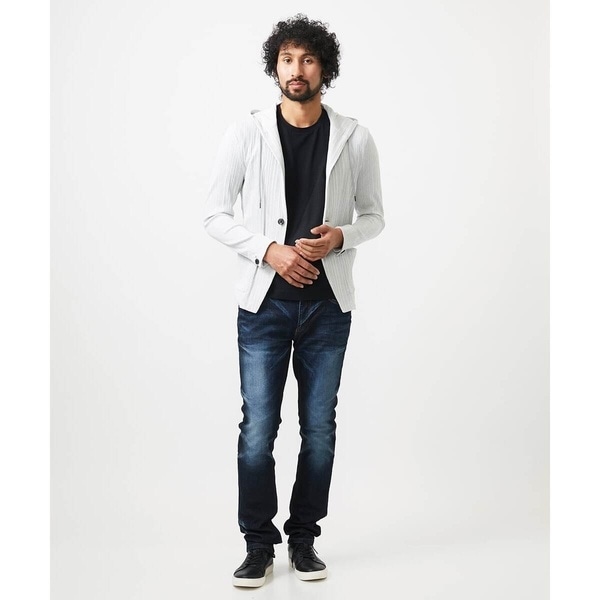 ミッシェルクランオム（MICHEL KLEIN HOMME）/プリーツフードジャケット_18