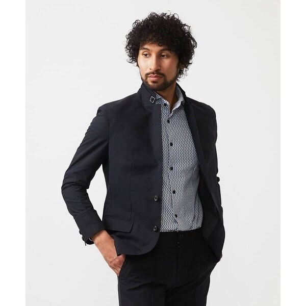 ミッシェルクランオム（MICHEL KLEIN HOMME）/【セットアップ】メッシュコンバーチブルジャケット_1