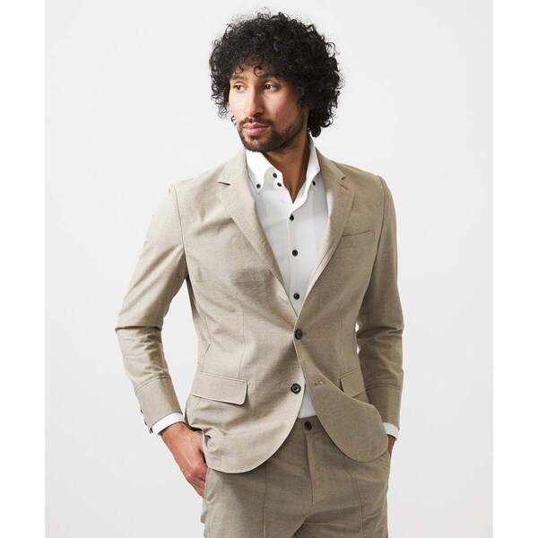 ミッシェルクランオム（MICHEL KLEIN HOMME）/【セットアップ】メッシュコンバーチブルジャケット_4