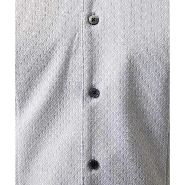 ミッシェルクランオム（MICHEL  HOMME）/《日本製》ジャガード柄長袖シャツ