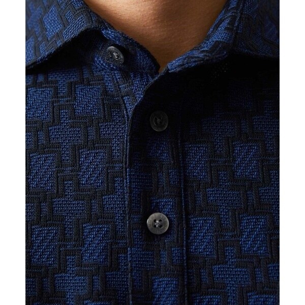 ミッシェルクランオム（MICHEL  HOMME）/《日本製》リンクスVネック半袖ポロシャツ