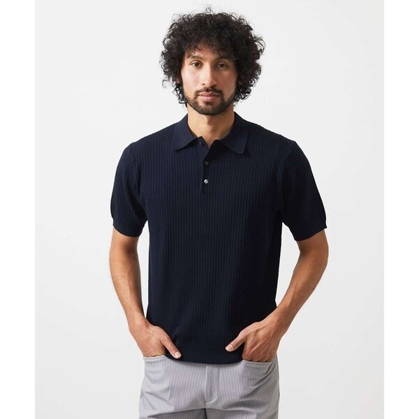 ミッシェルクランオム（MICHEL KLEIN HOMME）/ニットポロシャツ