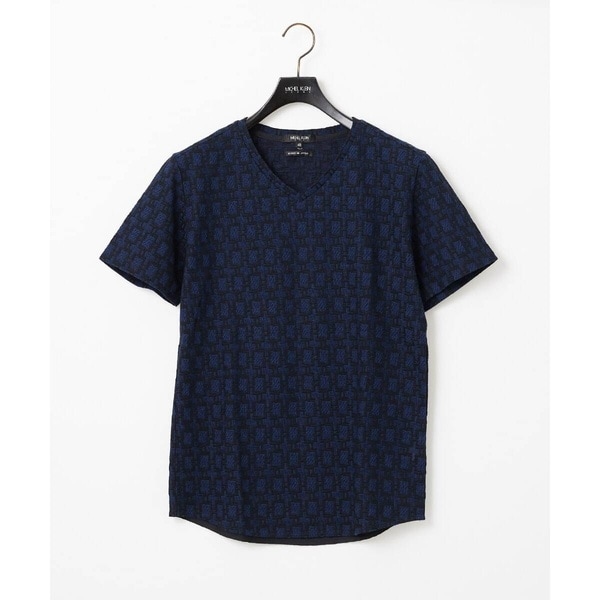 ミッシェルクランオム（MICHEL  HOMME）/《日本製》リンクスVネック半袖カットソー