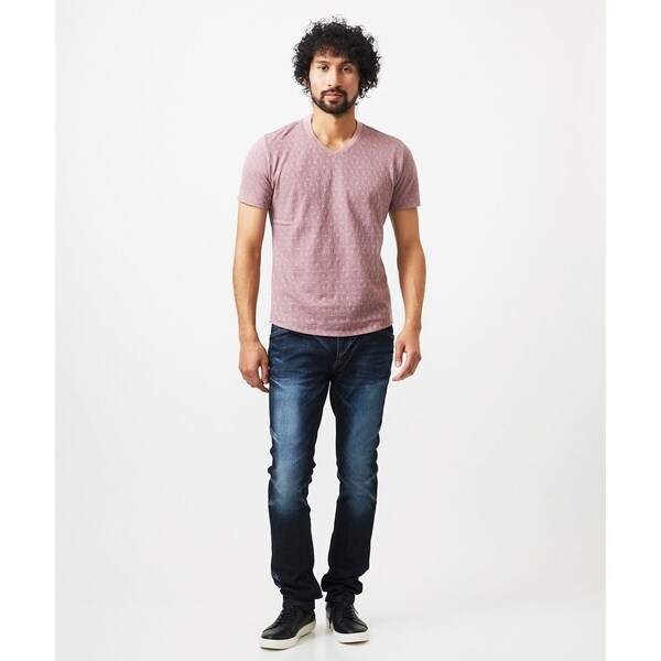 ミッシェルクランオム（MICHEL  HOMME）/《日本製》リンクスVネック半袖カットソー