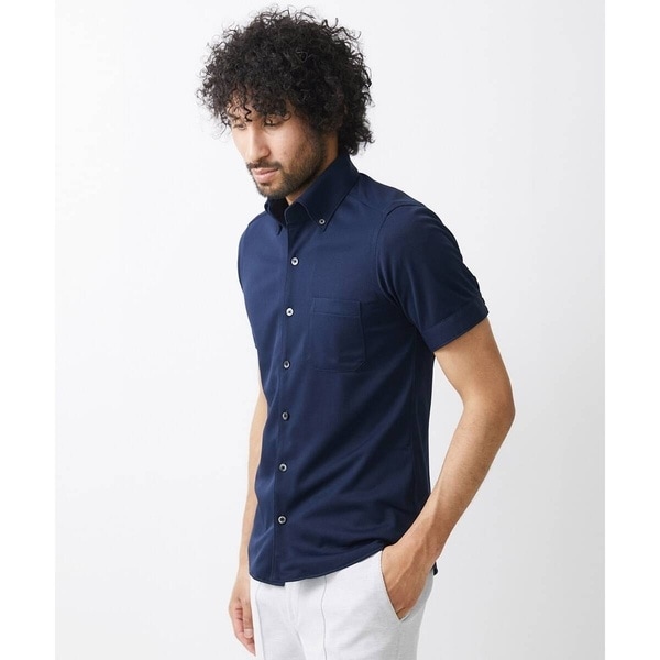 ミッシェルクランオム（MICHEL  HOMME）/《日本製》イージーケアドレス半袖シャツ