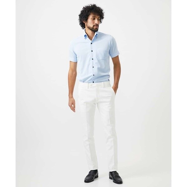 ミッシェルクランオム（MICHEL  HOMME）/《日本製》イージーケアドレス半袖シャツ