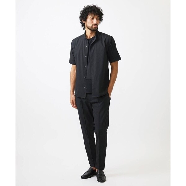 ミッシェルクランオム（MICHEL KLEIN HOMME）/【セットアップ】バンドカラー半袖シャツ_7