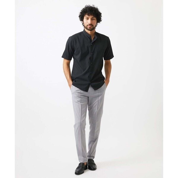 ミッシェルクランオム（MICHEL KLEIN HOMME）/【セットアップ】バンドカラー半袖シャツ_8