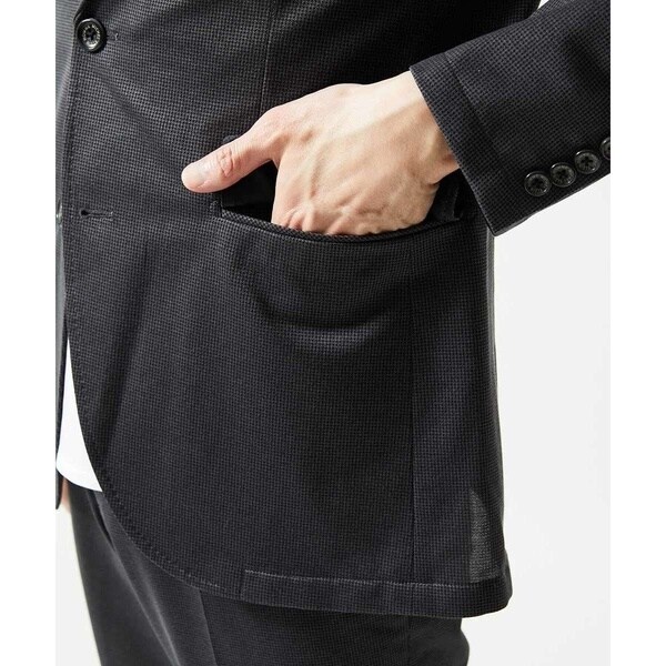ミッシェルクランオム（MICHEL KLEIN HOMME）/【セットアップ】メッシュストレッチテーラードジャケット_9