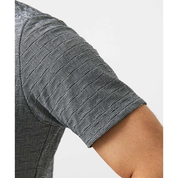 ミッシェルクランオム（MICHEL  HOMME）/《日本製》レンガ柄Vネック半袖カットソー