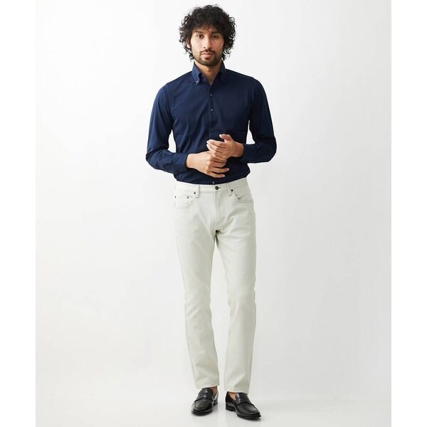 ミッシェルクランオム（MICHEL KLEIN HOMME）/【撥水】プレビアシャンブレー5ポケットパンツ_8
