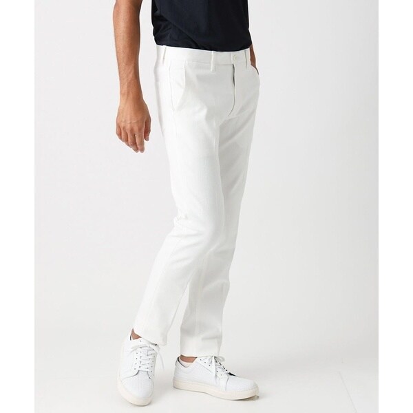 【NEW】ミッシェルクランオム（MICHEL  HOMME）/【撥水】プレビアへリンボンスラックスパンツ