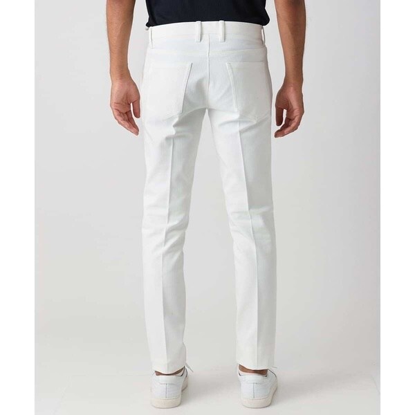 【NEW】ミッシェルクランオム（MICHEL KLEIN HOMME）/【撥水】プレビアへリンボンスラックスパンツ_6