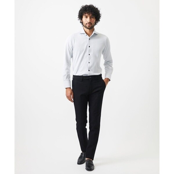 【NEW】ミッシェルクランオム（MICHEL KLEIN HOMME）/【撥水】プレビアへリンボンスラックスパンツ_14