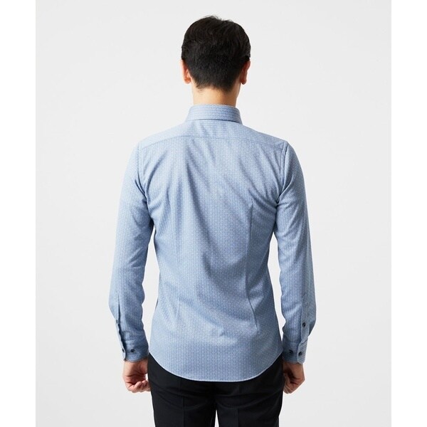 ミッシェルクランオム（MICHEL  HOMME）/《日本製》ジャガード長袖シャツ