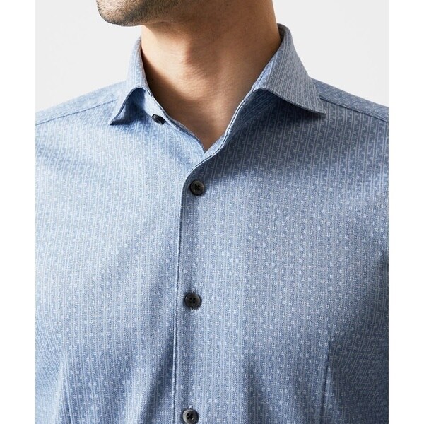 ミッシェルクランオム（MICHEL  HOMME）/《日本製》ジャガード長袖シャツ