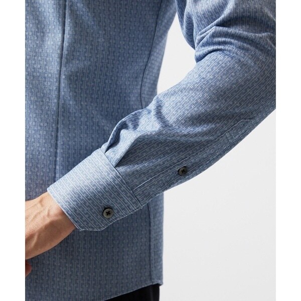 ミッシェルクランオム（MICHEL  HOMME）/《日本製》ジャガード長袖シャツ