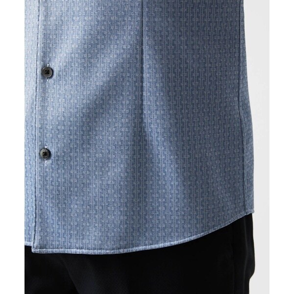 ミッシェルクランオム（MICHEL  HOMME）/《日本製》ジャガード長袖シャツ