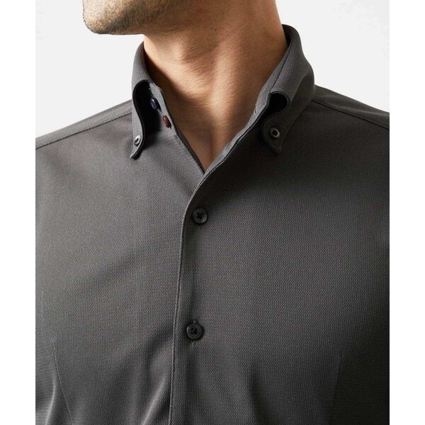 ミッシェルクランオム（MICHEL  HOMME）/《日本製》ボタンダウン長袖シャツ