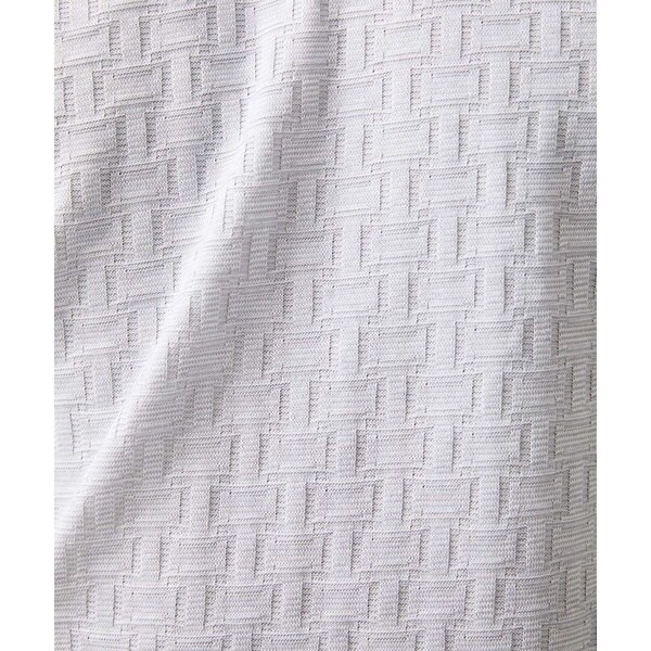 ミッシェルクランオム（MICHEL  HOMME）/《日本製》レンガ柄Vネック長袖カットソー