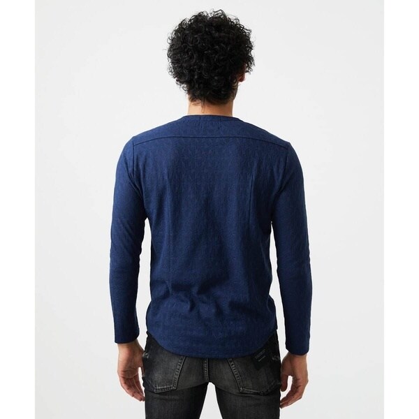 ミッシェルクランオム（MICHEL  HOMME）/《日本製》リンクスVネック長袖カットソー