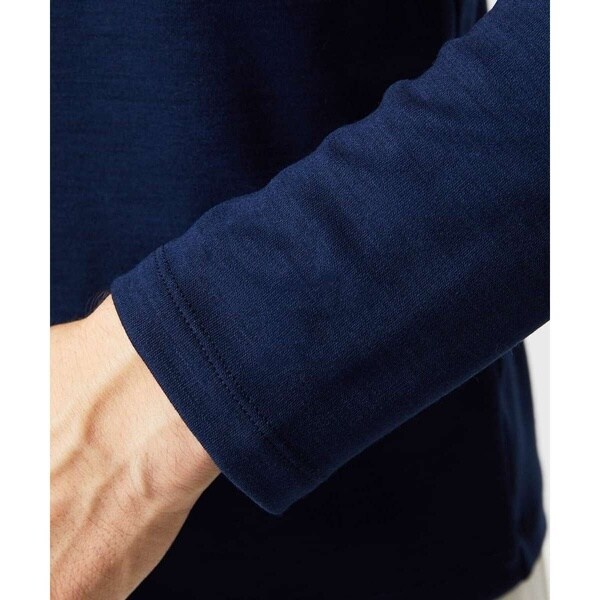 ミッシェルクランオム（MICHEL  HOMME）/《日本製》スムースモックネック長袖カットソー