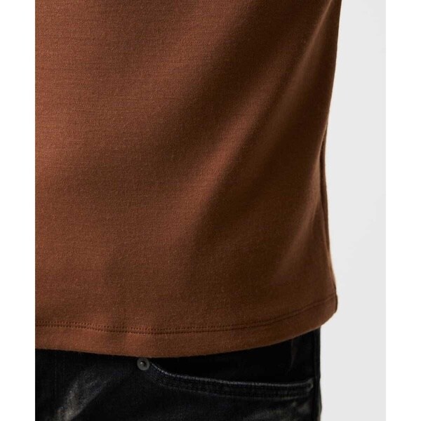 ミッシェルクランオム（MICHEL  HOMME）/《日本製》スムースモックネック長袖カットソー