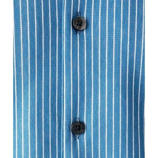 ミッシェルクランオム（MICHEL  HOMME）/《日本製》ストライプ柄ジャージ長袖シャツ