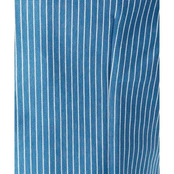 ミッシェルクランオム（MICHEL  HOMME）/《日本製》ストライプ柄ジャージ長袖シャツ