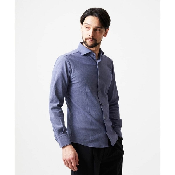 ミッシェルクランオム（MICHEL KLEIN HOMME）/《日本製》ベーシックジャージシャツ_1
